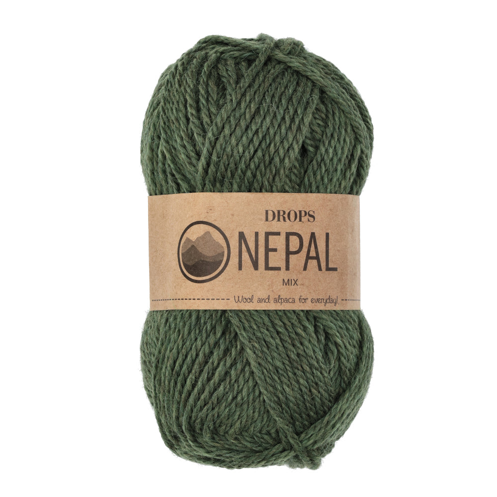 DROPS Nepal Mix 8906 Forest Green | Yarnplaza – Wolplein.nl