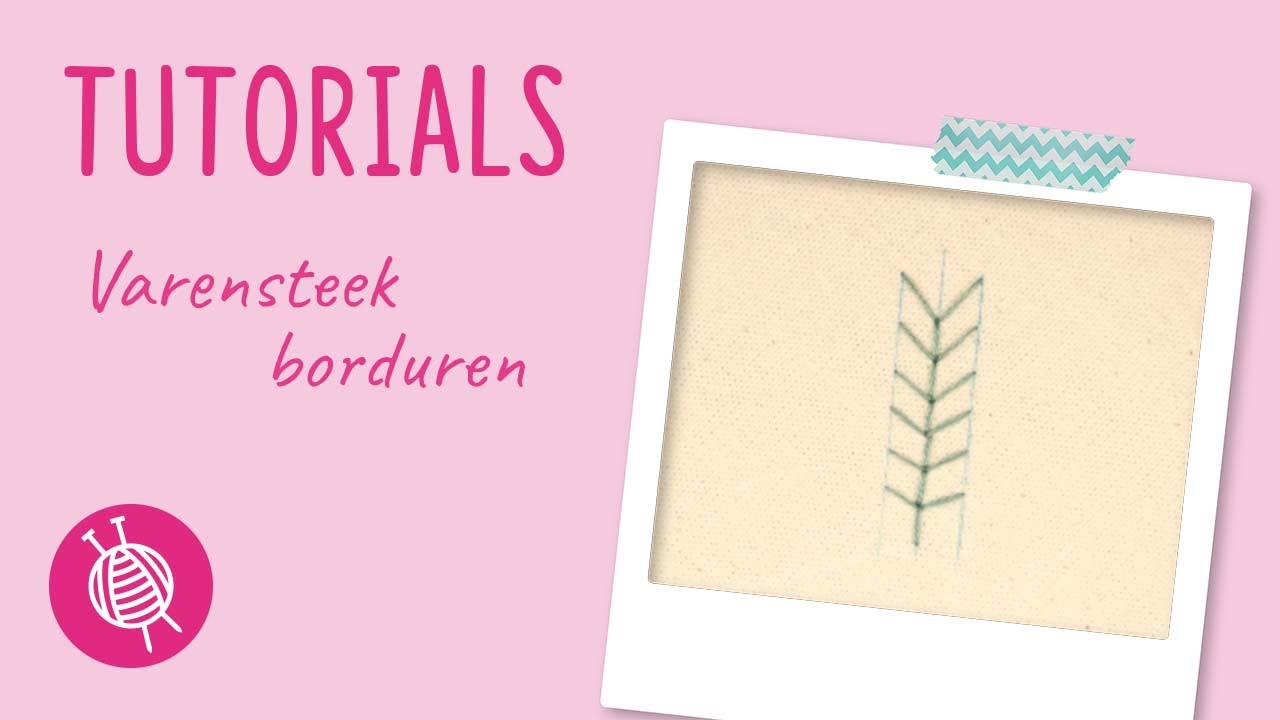 varensteek borduren tutorial