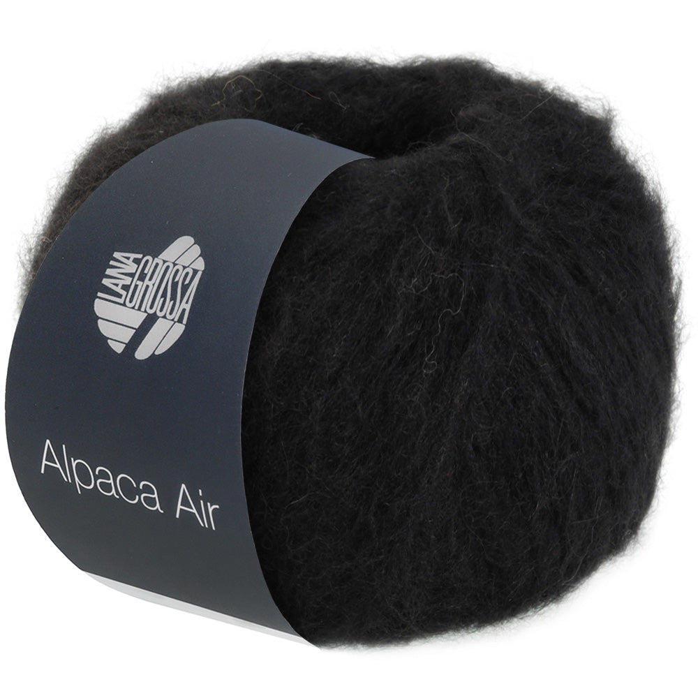Lana Grossa Alpaca Air 012 Zwart