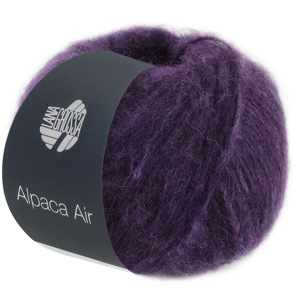 Lana Grossa Alpaca Air 021 Donkerpaars