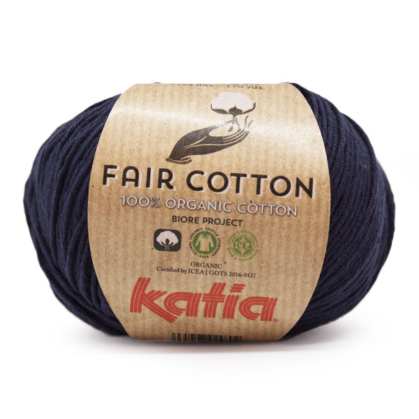Katia Fair Cotton 005 Donker blauw