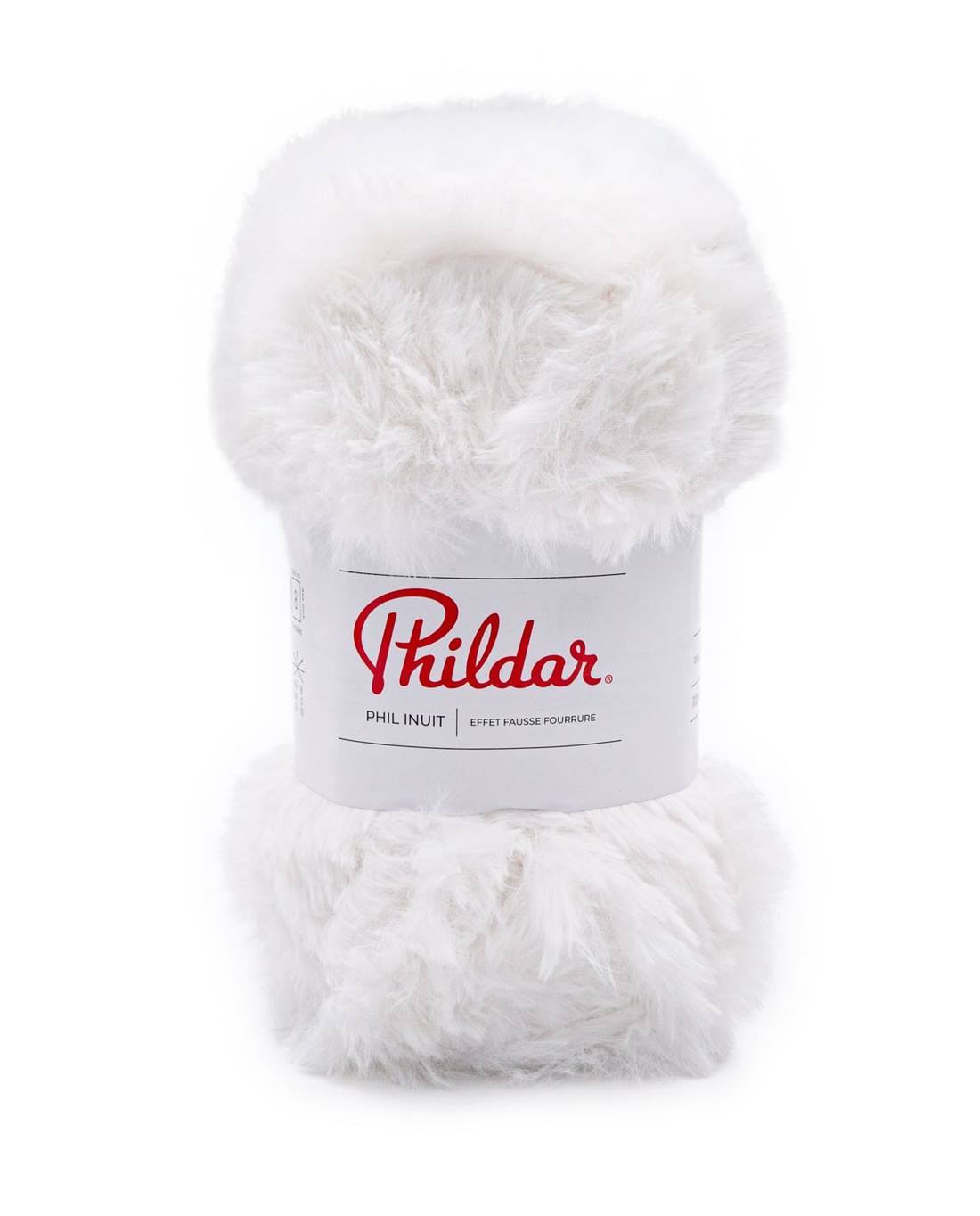 Phildar Phil Inuit 2176 Snow - bol zacht faux fur garen