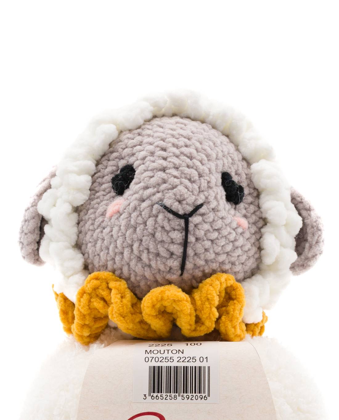 Phildar Phil Roudoudou 2225 Schaap - detail van het zachte garen