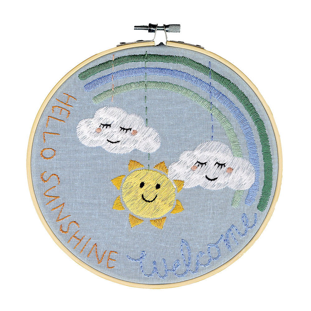 ReStyle Borduurpakket Hello Sunshine 17,8cm rond