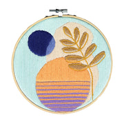 ReStyle Borduurpakket Abstracte vormen 17,8cm rond
