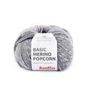 Katia Basic Merino Popcorn 103 Dark Grey-White