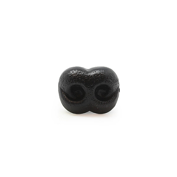 Veiligheidsneus hond zwart 10mm