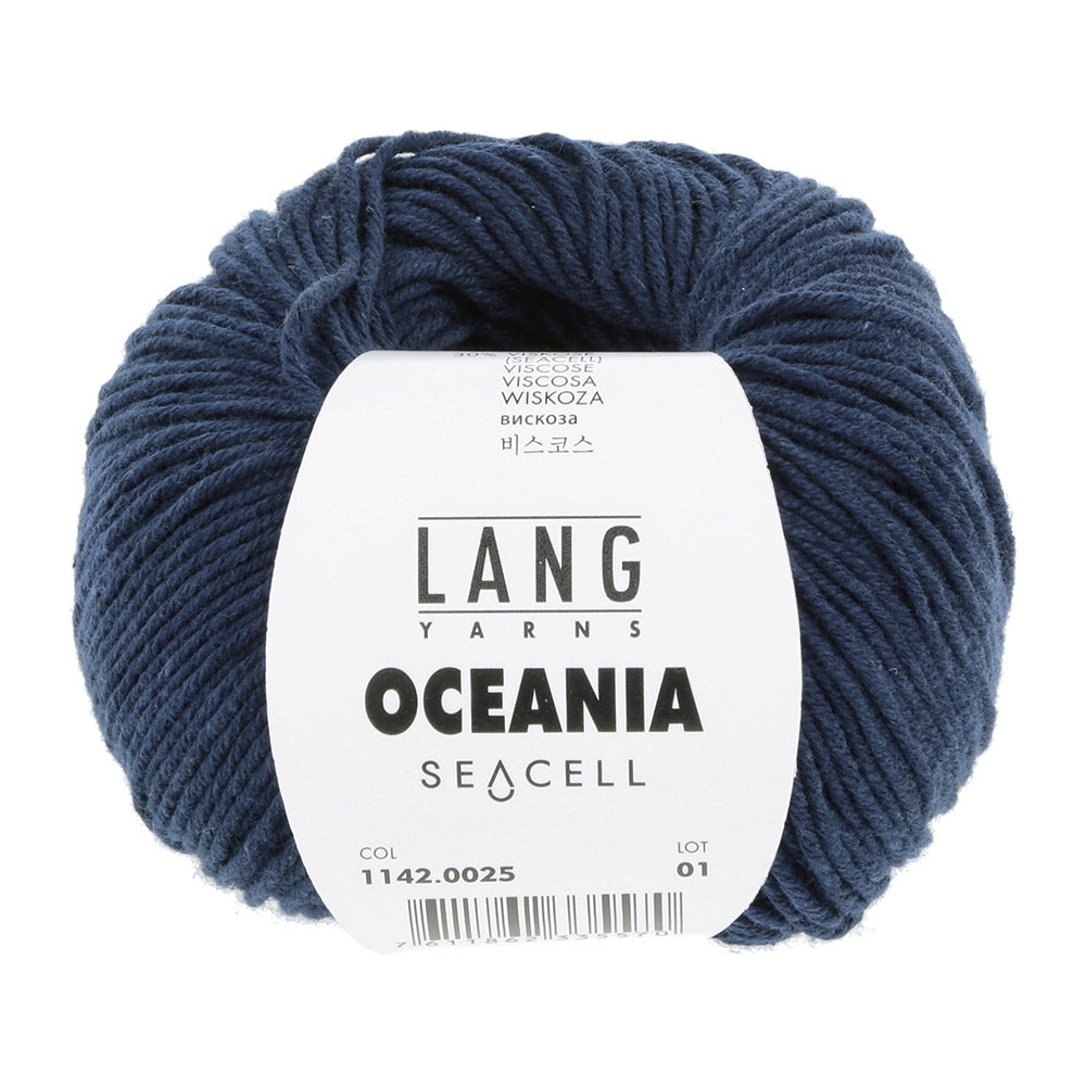 Lang Yarns Oceania 025 Marineblauw