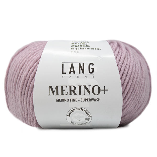 Lang Yarns Merino+ 0119 Donker Roze