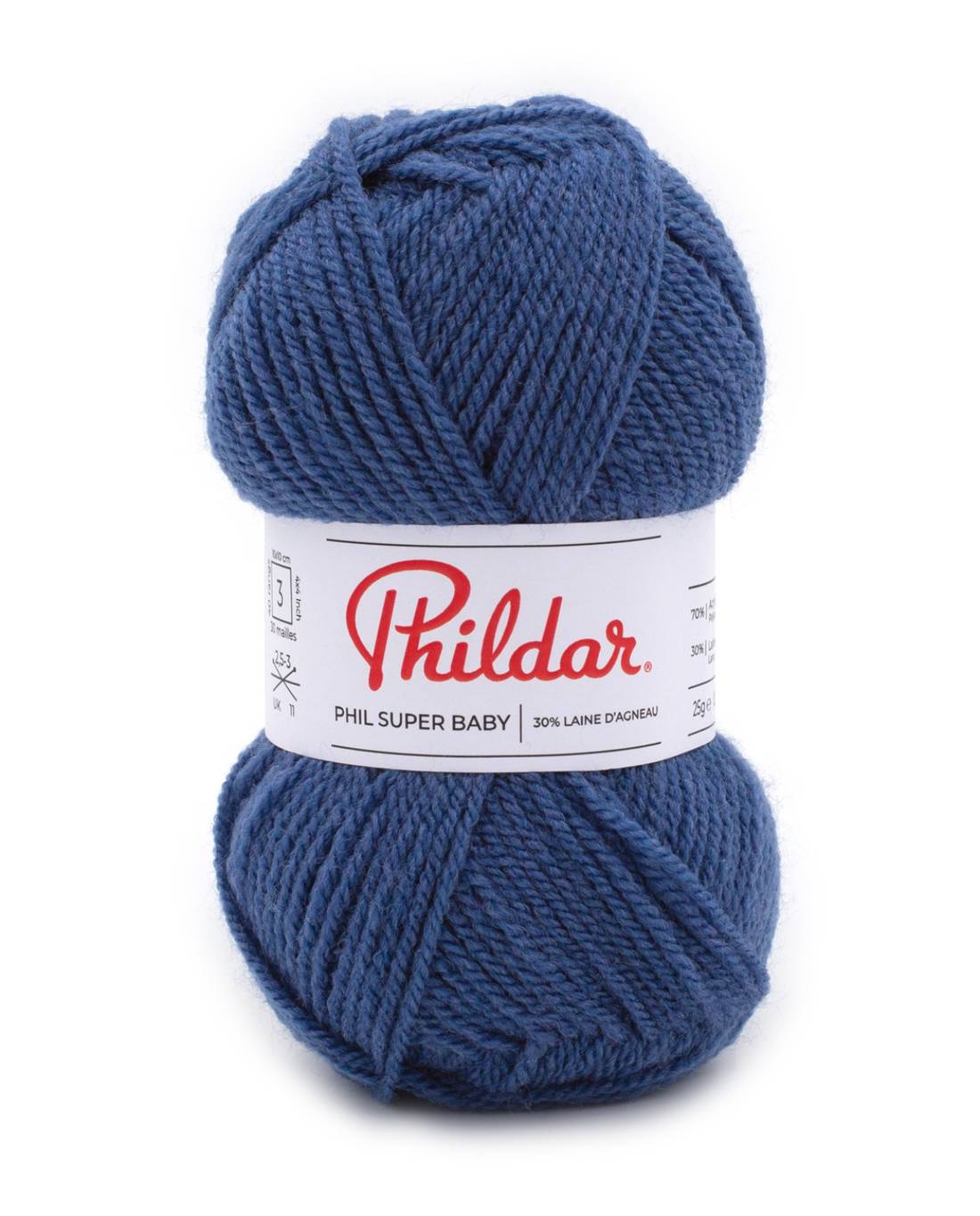 Phildar Phil Super Baby 1315 Aviator Blue - bol Phil Super Baby garen in kleur 1315 Aviator Blue