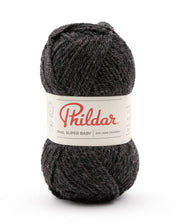 Phildar Phil Super Baby 2142 Anthracite Tweed - bol Phil Super Baby garen in kleur 2142 Anthracite Tweed