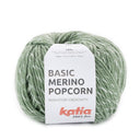 Katia Basic Merino Popcorn 108 Military Green-White