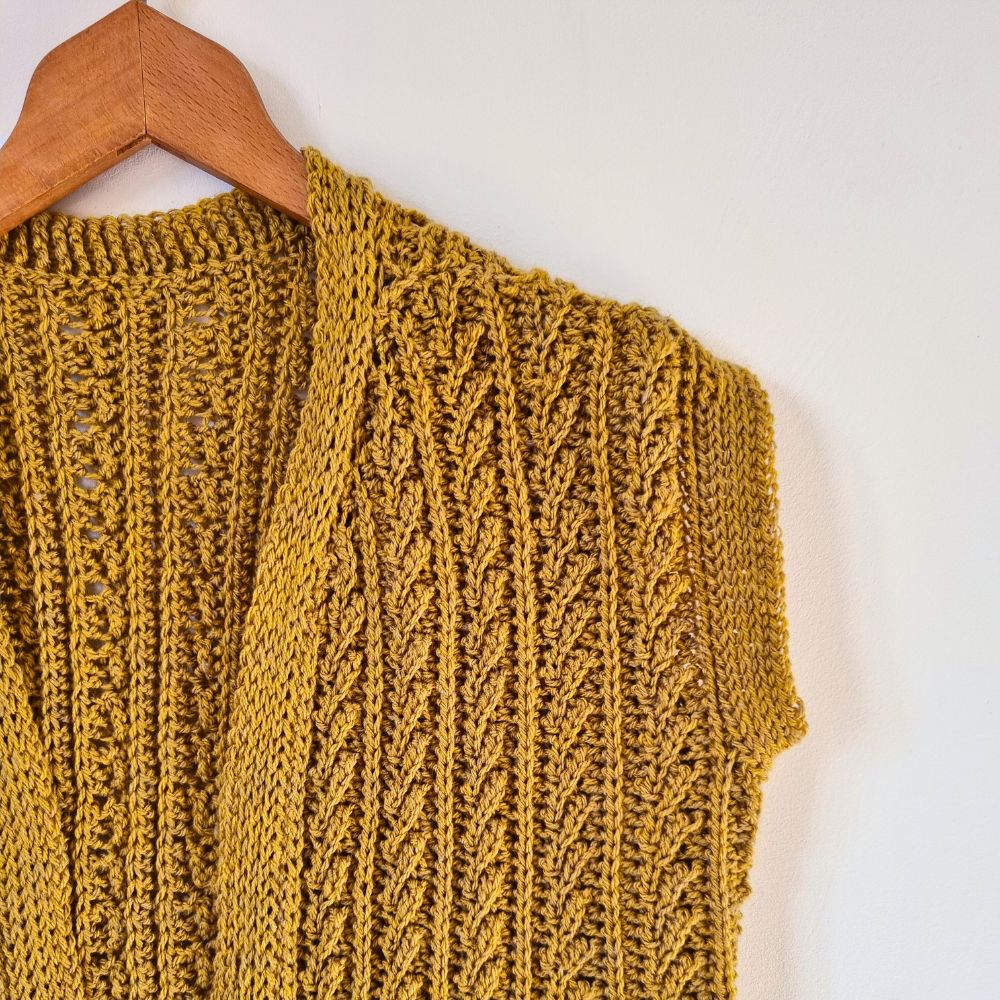 Goldenrod Waistcoat Haakpatroon (Digitaal) - It's Annemade