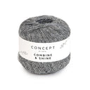 Katia Combine & Shine 120 Anthracite-Silver