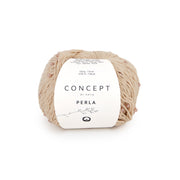 Katia Perla 105 Beige - bol garen in kleur Beige
