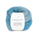 Katia Cashmina Paillettes 103 Blue-Oil Paint