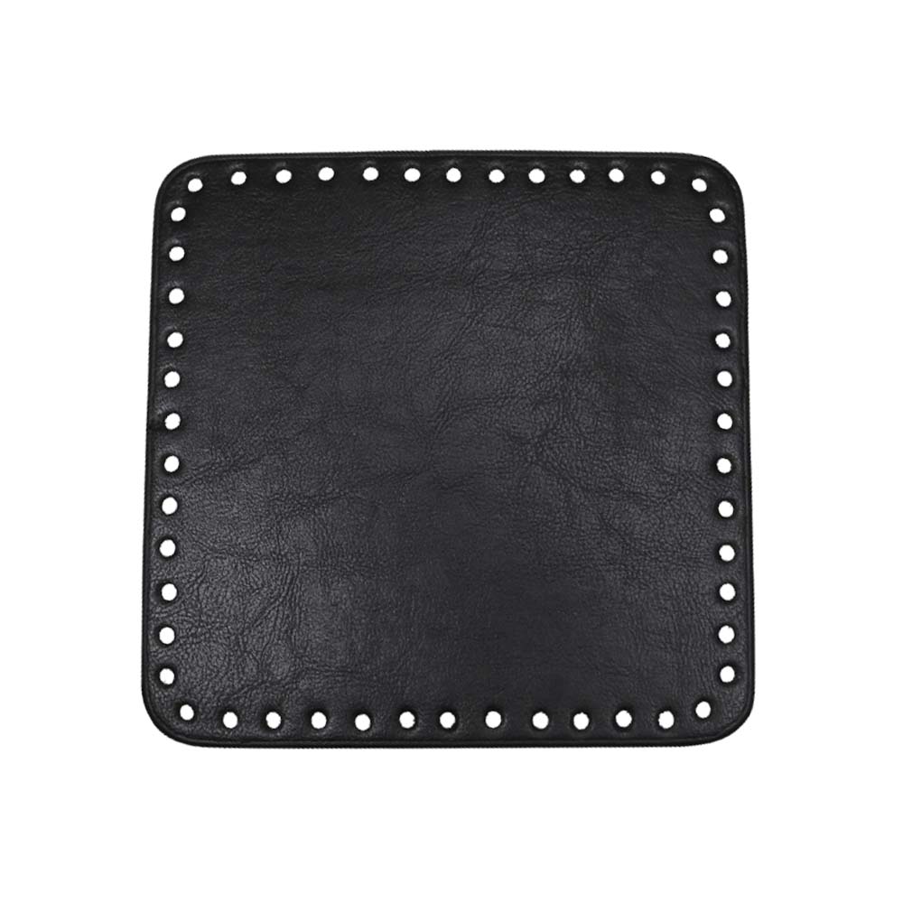 Go Handmade PU Leren Bodem 18x18cm Black