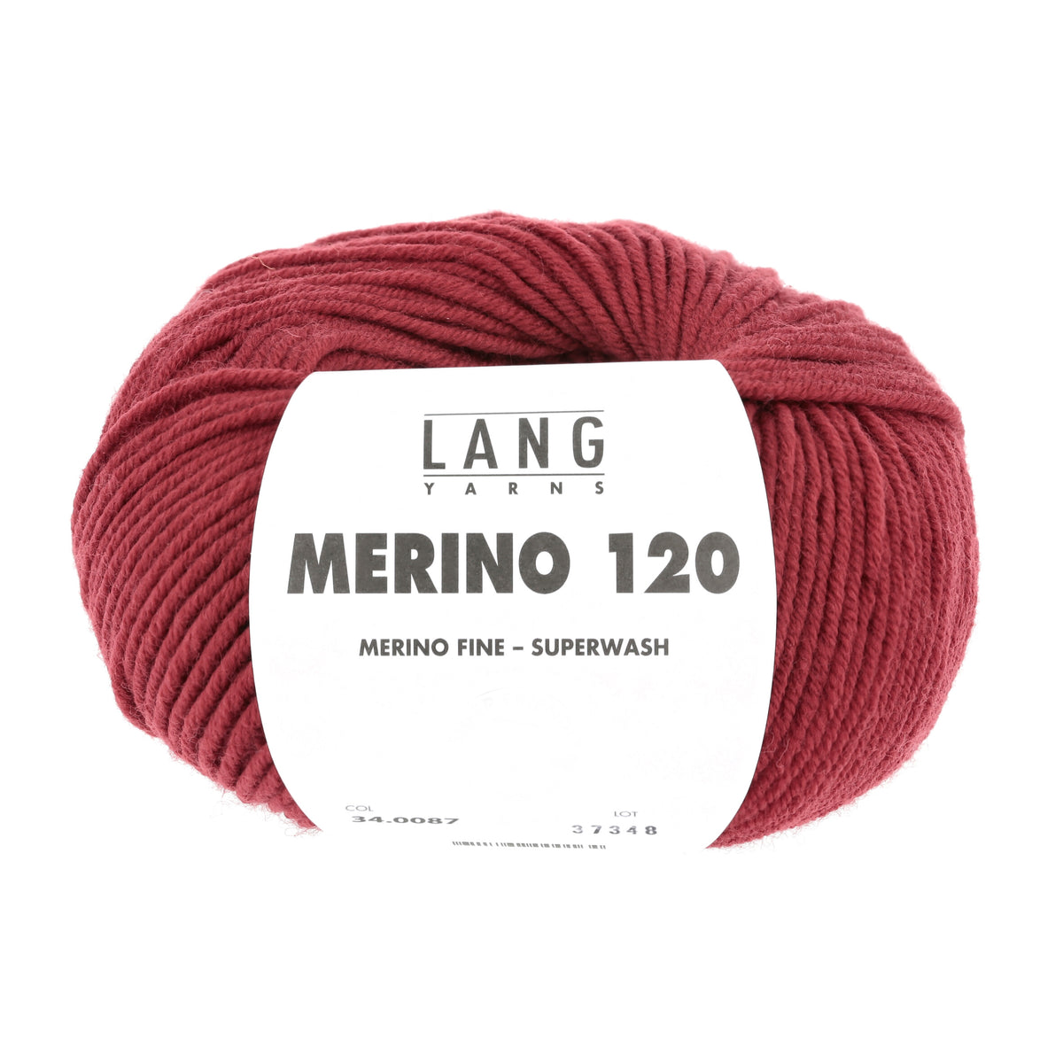 Lang Yarns Merino 120 0087 Chianti - bol garen - vooraanzicht