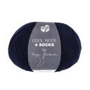 Lana Grossa Cool Wool 4 Socks Uni 7705 Midnight Blue