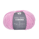 Lana Grossa Cool Wool 4 Socks Uni 7718 Pink