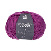 Lana Grossa Cool Wool 4 Socks Uni 7723 Orchidee