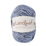 Lana Grossa Landlust Winterwolle 105 light blue mottled