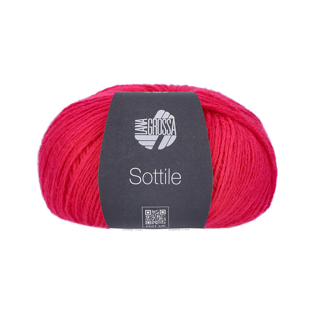 Lana Grossa Sottile 005 Framboos Rood