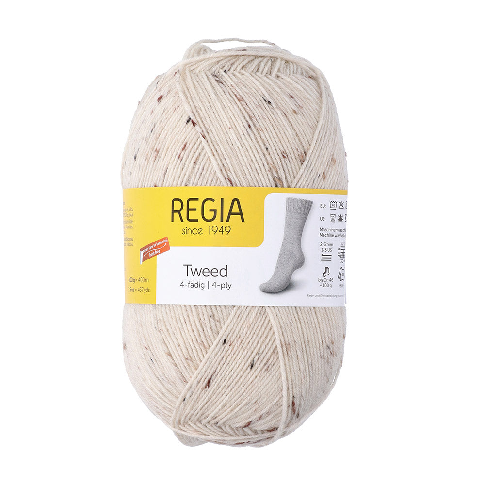 SMC Regia Tweed Sokkengaren uni kleuren 002
