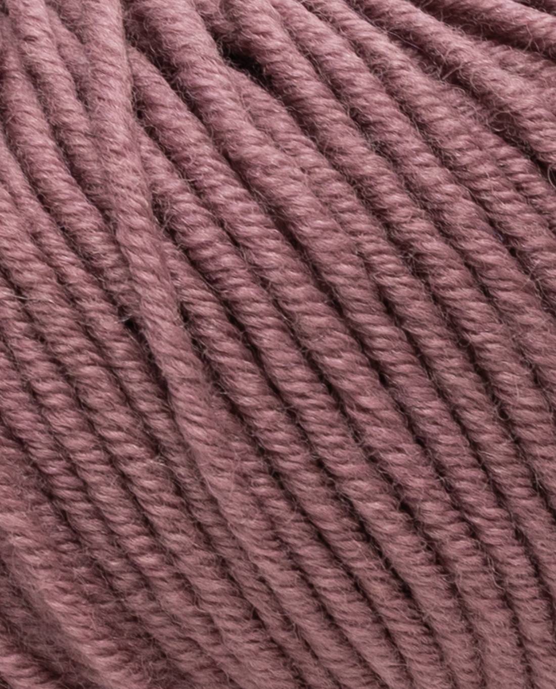 Phildar Phil Merinos 6 1256 Amethyst - detail van de merinowol en draadstructuur