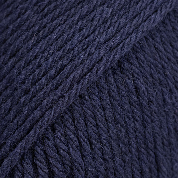 Drops Saga Mix 45 Marineblauw - 100% wol in gemêleerde kleur Marineblauw