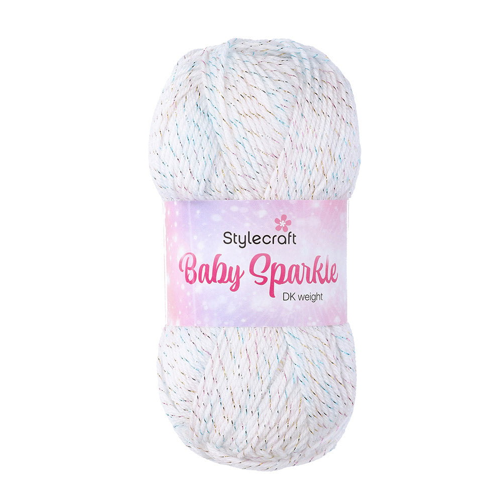 Stylecraft Baby Sparkle 6105 White