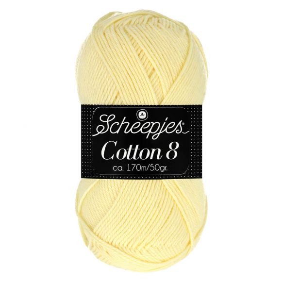 Scheepjes Cotton 8 508 Light Yellow