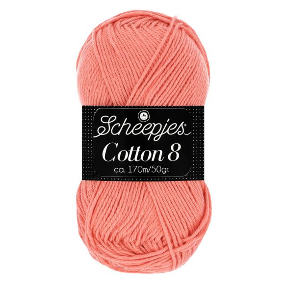 Scheepjes Cotton 8 650 Pink/Orange
