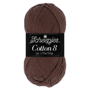 Scheepjes Cotton 8 657 Dark Brown