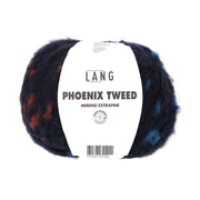 Lang Yarns Phoenix Tweed 025 MarineBlauw