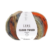 Lang Yarns Cloud Tweed 004 Bruin/Groen
