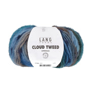 Lang Yarns Cloud Tweed 007 Blauw/Bruin