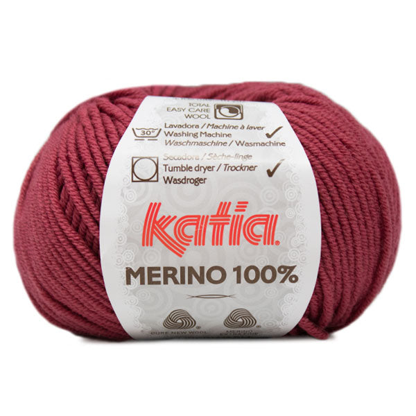 Katia Merino 100% 079 Framboos rood
