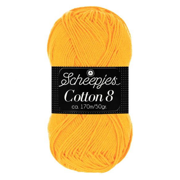 Scheepjes Cotton 8 714 Ocher Yellow