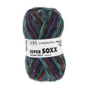 Lang Yarns Super Soxx Color 4-Fach 575 Turquoise/Blue/Orange 1154 Skye