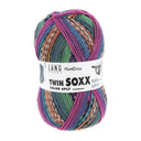Lang Yarns Twin Soxx 4-Ply 584 Mint/Violet/Blue/Orange 1156 Proud