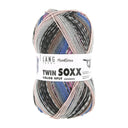 Lang Yarns Twin Soxx 4-Ply 587 Blue/Violet/Navy 1156 Relaxed