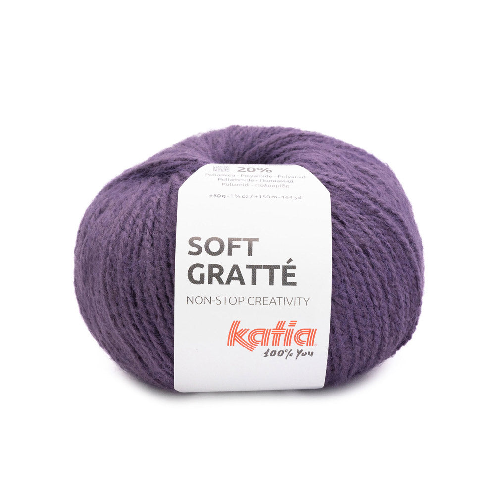 Katia Soft Gratté 092 Donker violet