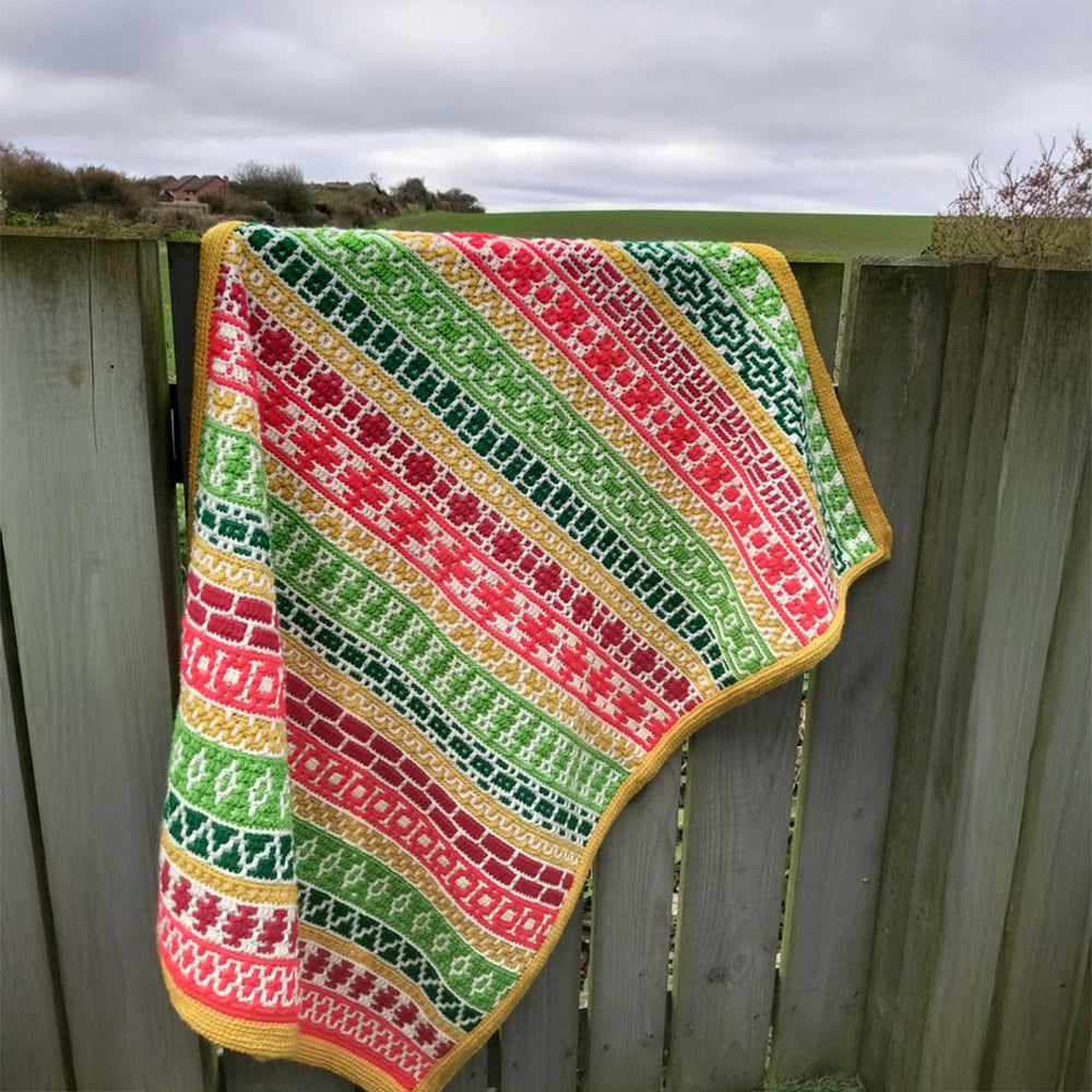 Rosina Plane Adventures in Overlay Mosaic Haakpakket - Traditional kleurstelling