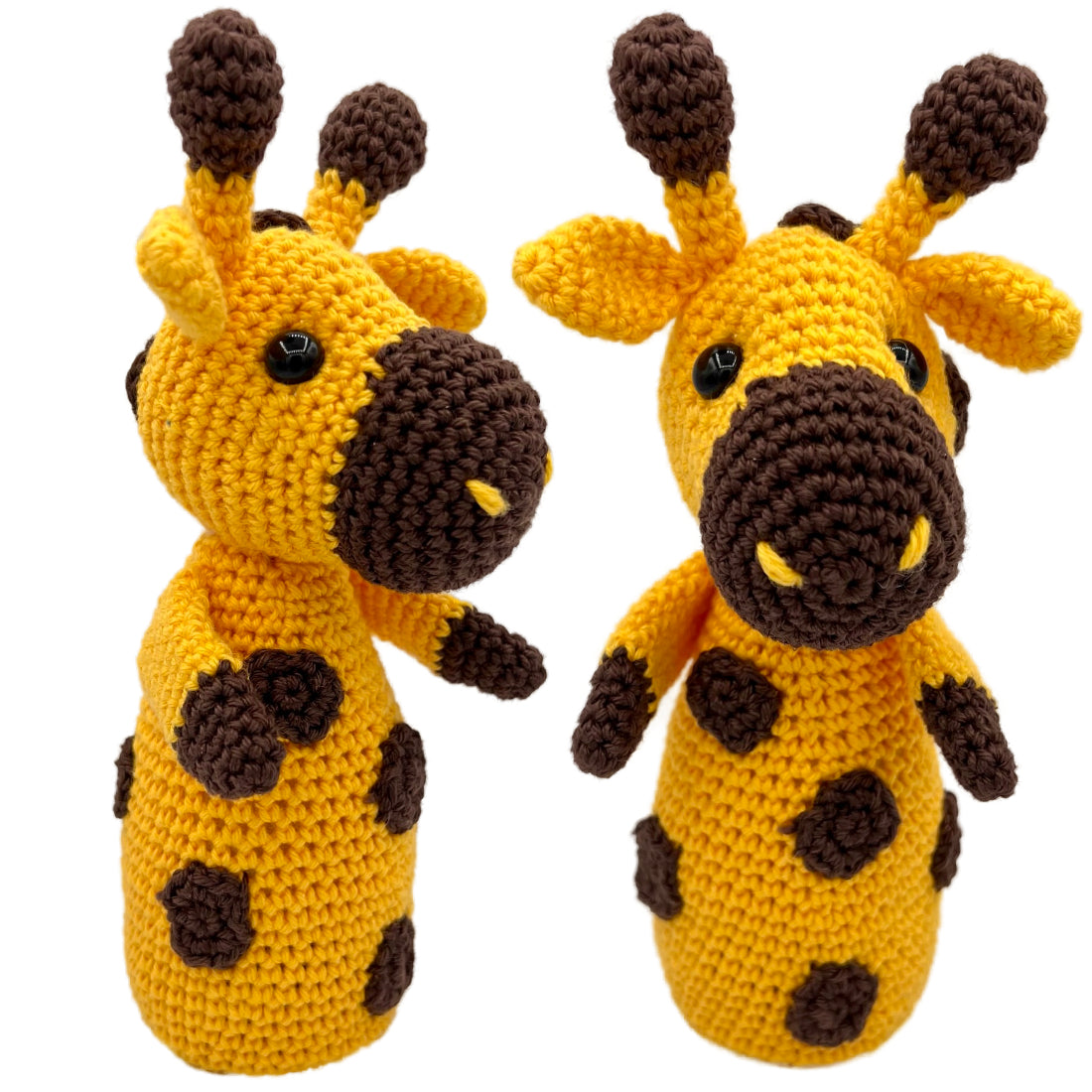 Gehaakte giraffe uit het Safari Kegelspel met Durable Coral
