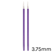 KnitPro Zing Verwisselbare Rondbreinaalden 3,75 mm - paarse aluminium naaldpunten
