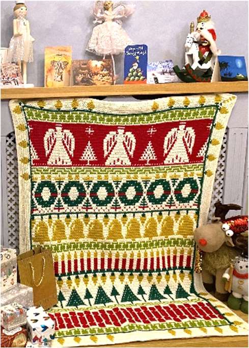 Sonia's Holiday deken van Rosina Plane - Traditional met Stylecraft Special DK