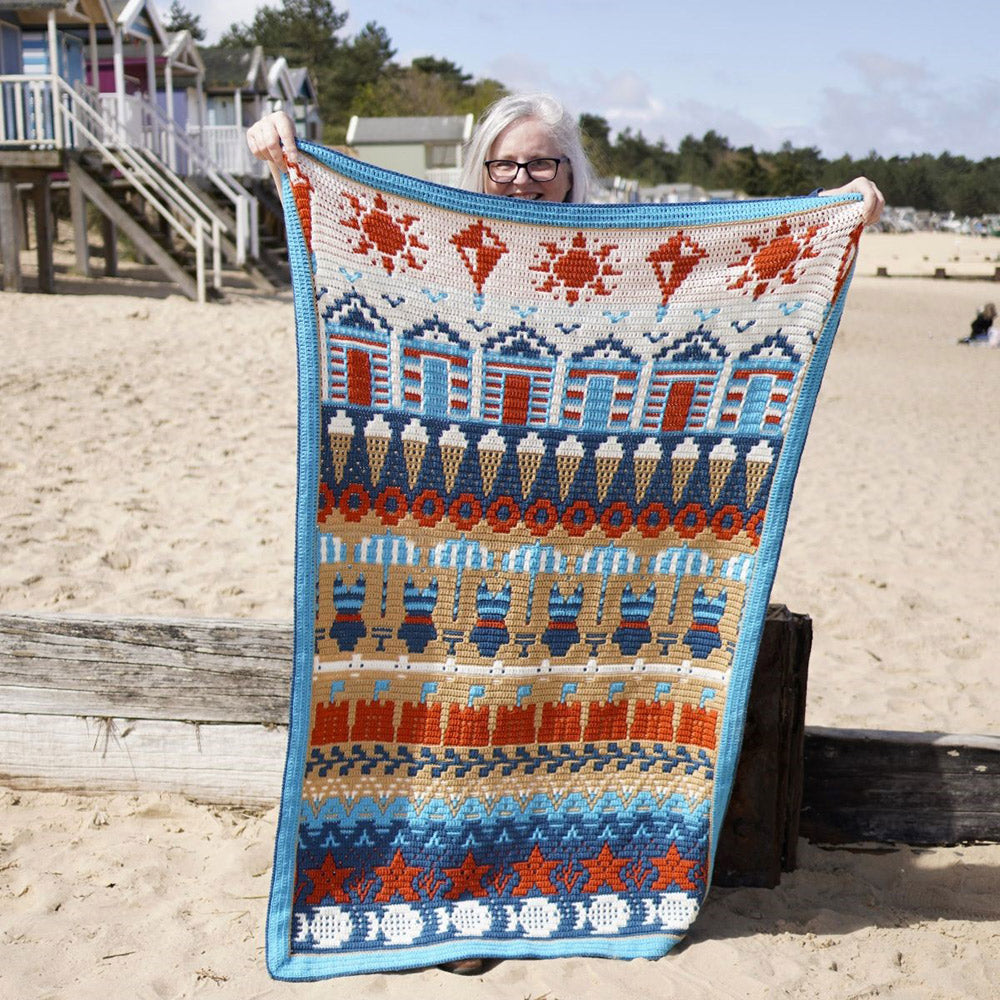 "Beside the Seaside" CAL Blanket by Rosina Plane
