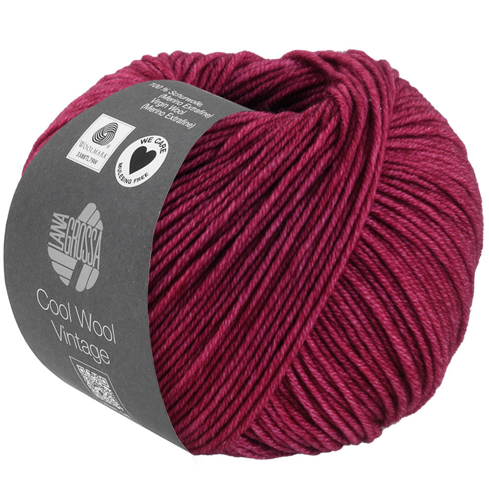 Lana Grossa Cool Wool Vintage 7377 Indisch rood