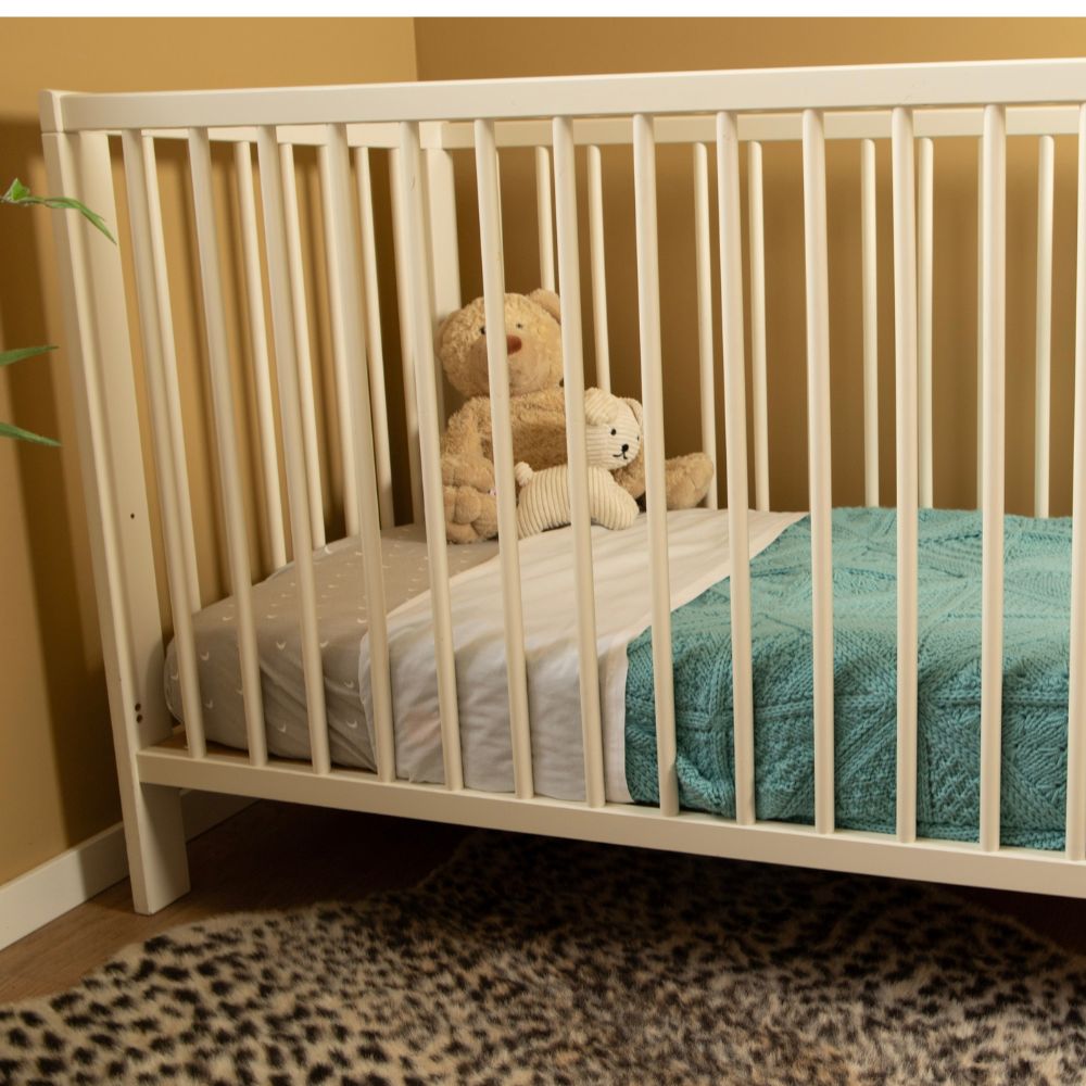 Baby droomdeken breien — gemaakt met Baby Droomdeken 8.0 Happy Breipakket Wiegdeken (5)